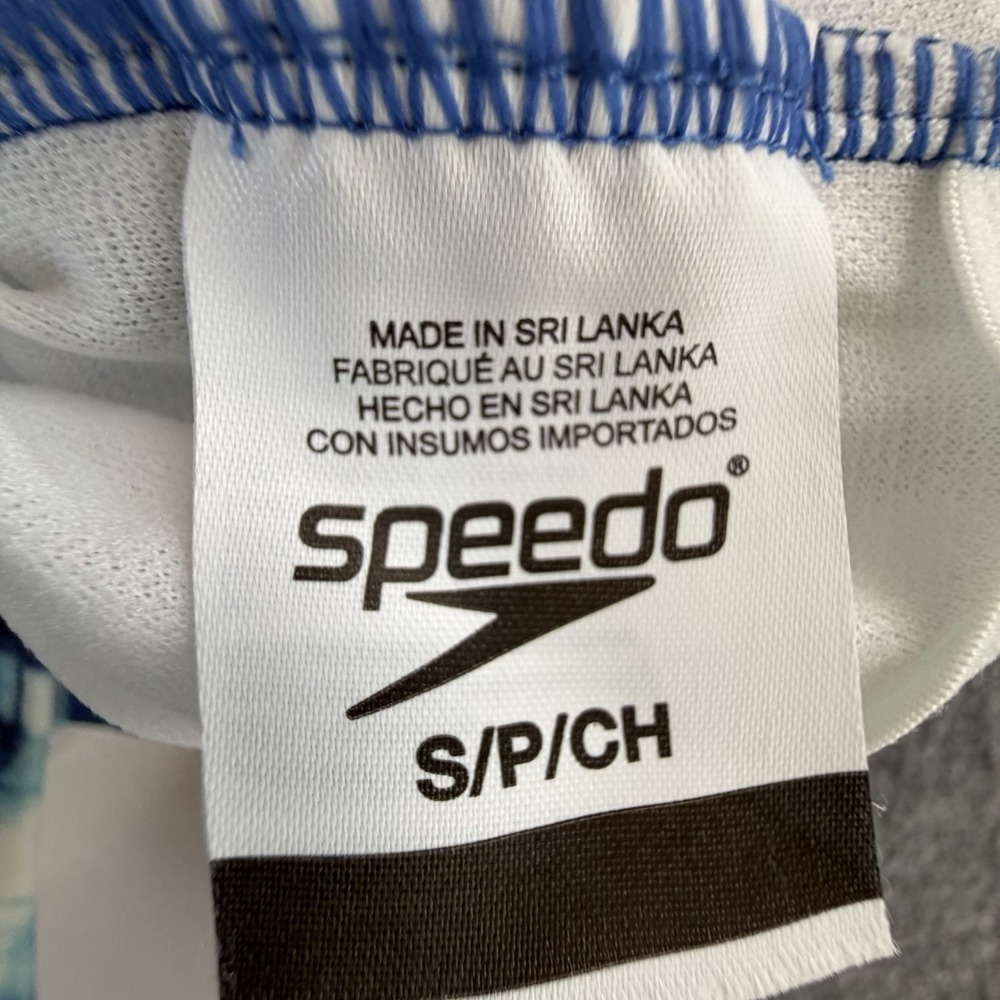 Speedo One Piece Swimsuit Blue Tie Dye Padded Athletic Swim Women S - Picture 6 of 8
